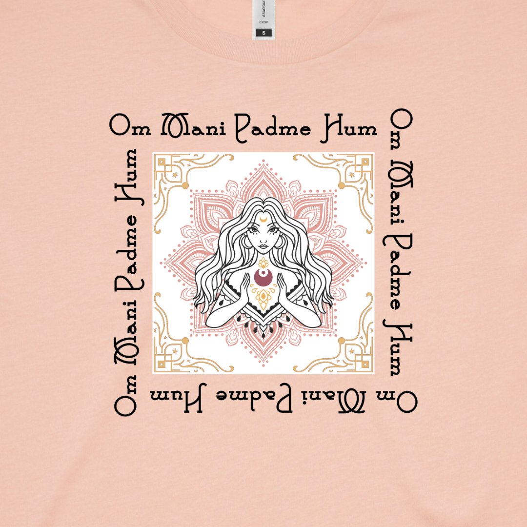Mantra Crop Tee - Stella Sage