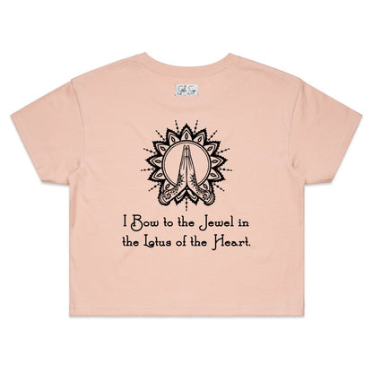 Mantra Crop Tee - Stella Sage