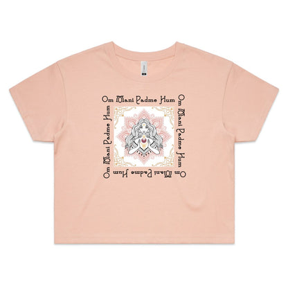 Mantra Crop Tee - Stella Sage