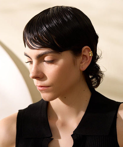 Organic Wrap Sterling Cartilage Cuff - Stella Sage