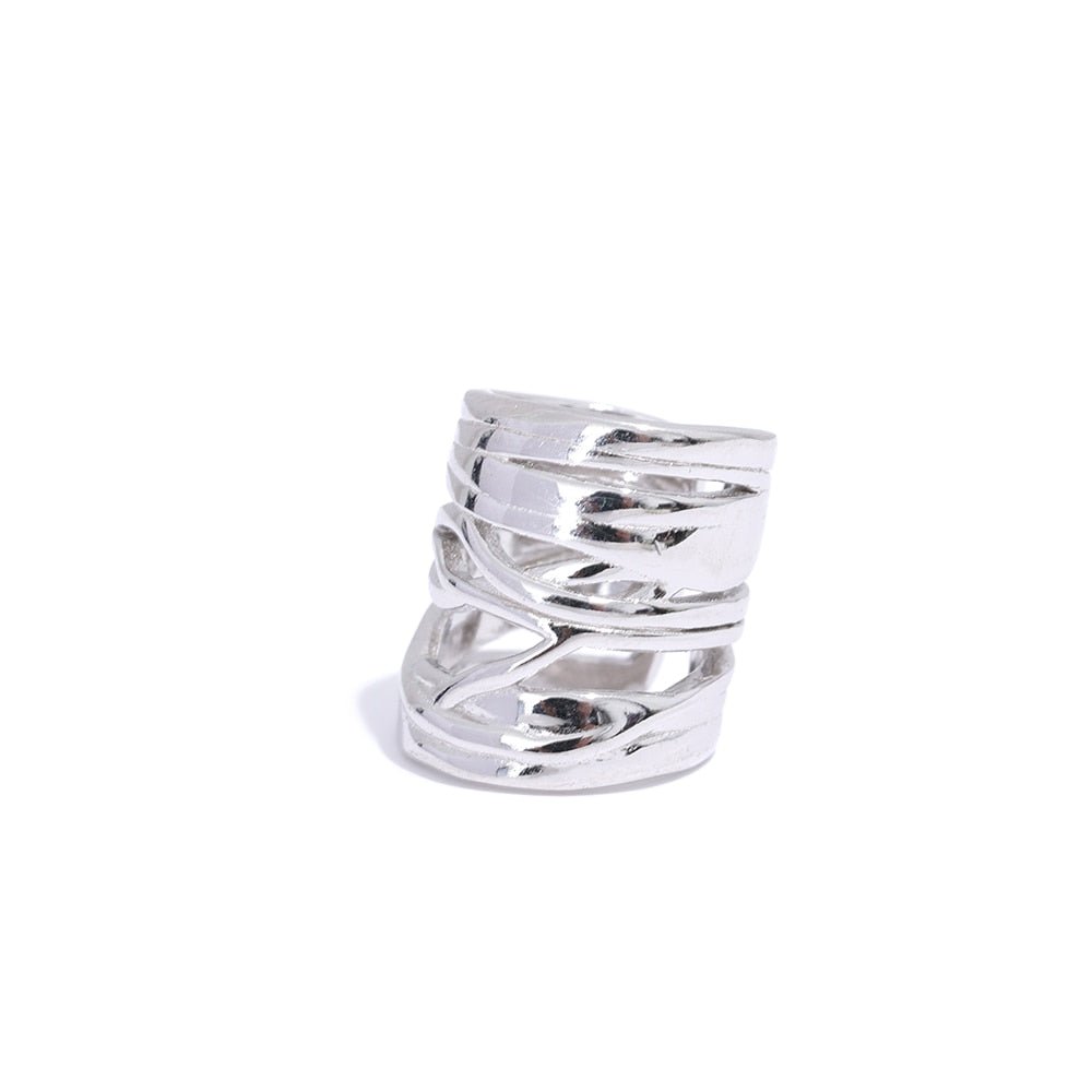 Organic Wrap Sterling Cartilage Cuff - Stella Sage