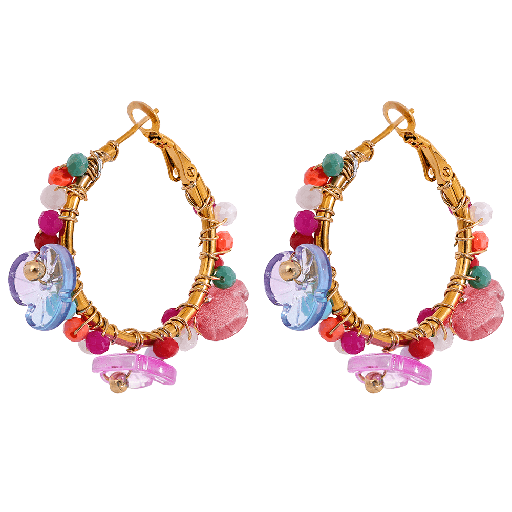 Popular Poppy Hoop Earrings - Stella Sage