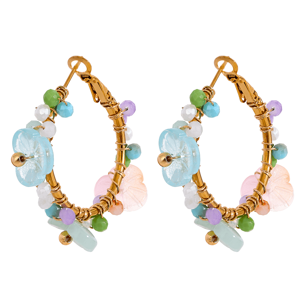 Popular Poppy Hoop Earrings - Stella Sage