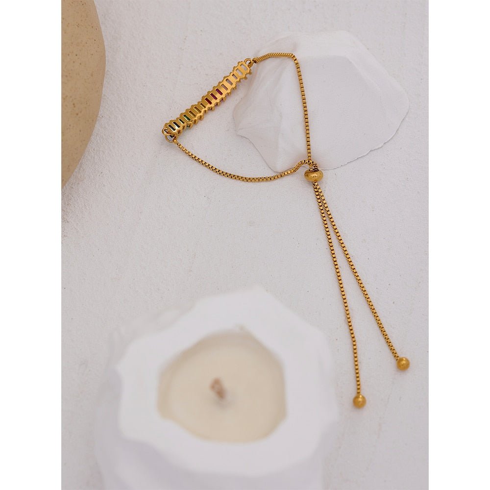 Pretty Prism Slider Bracelet - Stella Sage