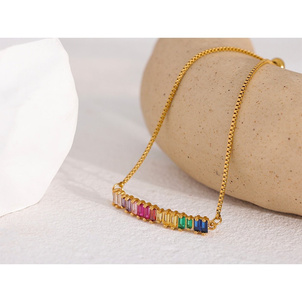 Pretty Prism Slider Bracelet - Stella Sage