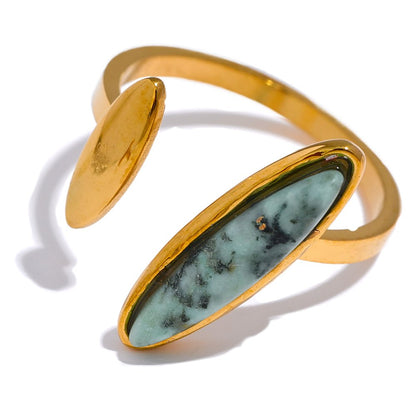 Slender Stone Rings - Stella Sage