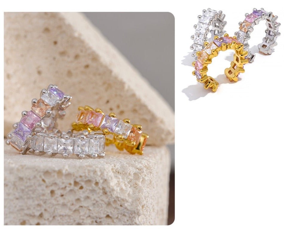 Sterling Sparkle Cartilage Cuff - Stella Sage