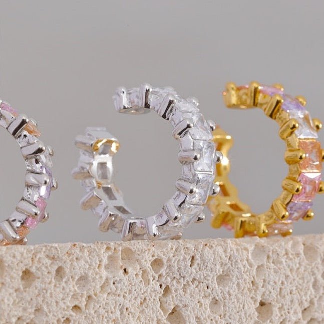 Sterling Sparkle Cartilage Cuff - Stella Sage