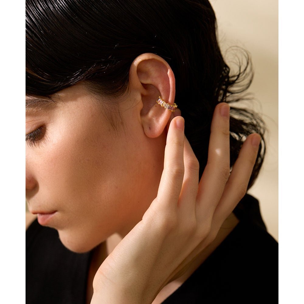 Sterling Sparkle Cartilage Cuff - Stella Sage