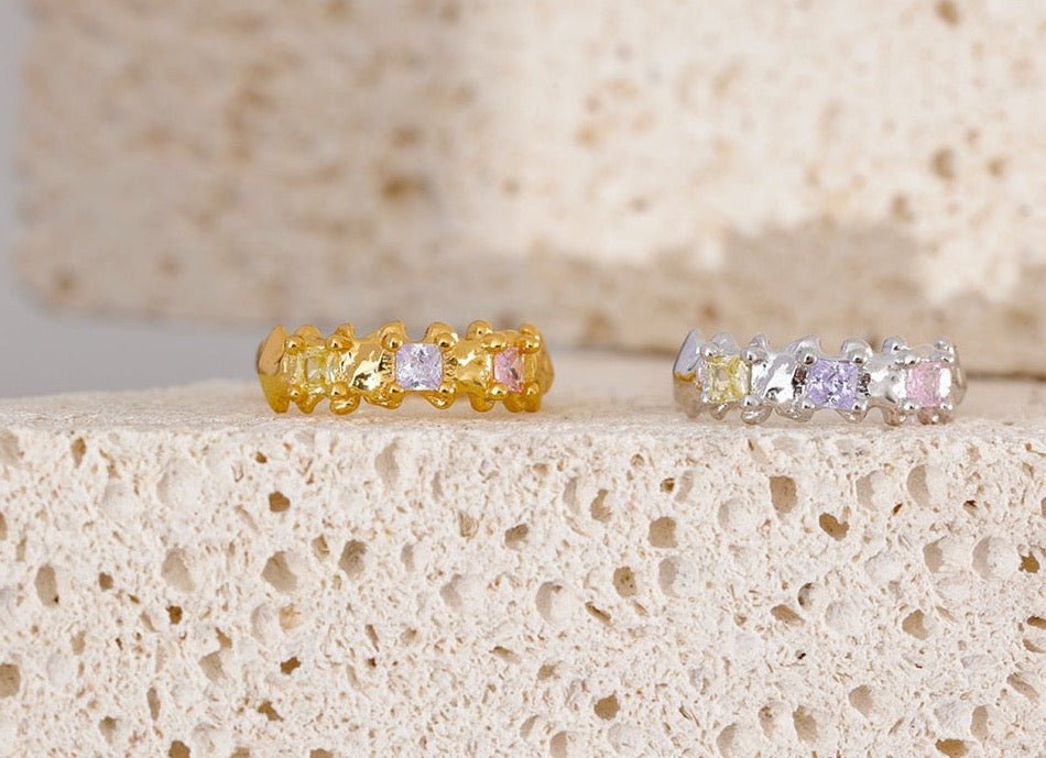 Sterling Star Dust Cartilage Cuff - Stella Sage