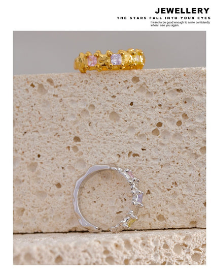 Sterling Star Dust Cartilage Cuff - Stella Sage