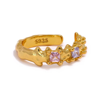 Sterling Star Dust Cartilage Cuff - Stella Sage