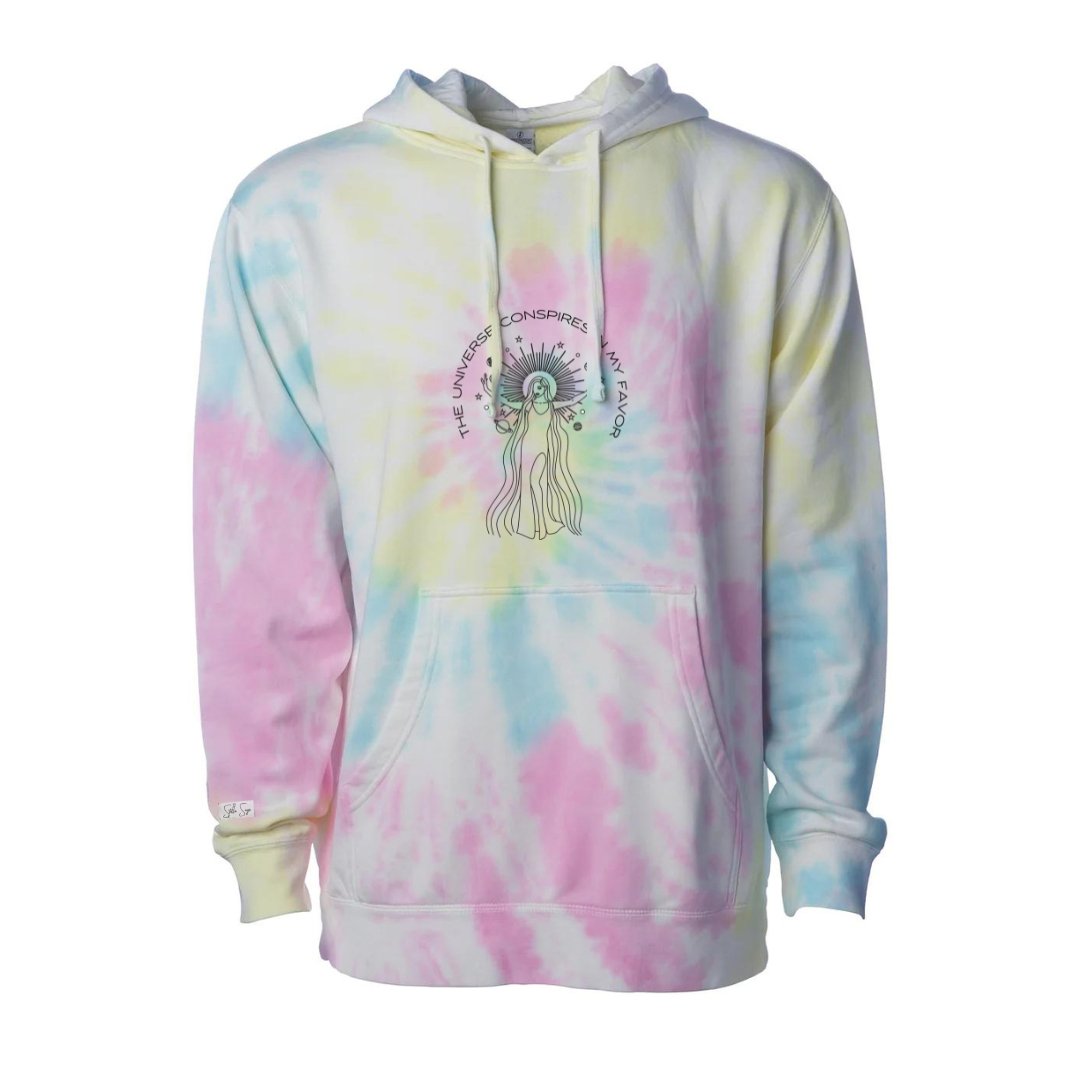 The Universe Conspires Tie-Dye Hoodie - Stella Sage