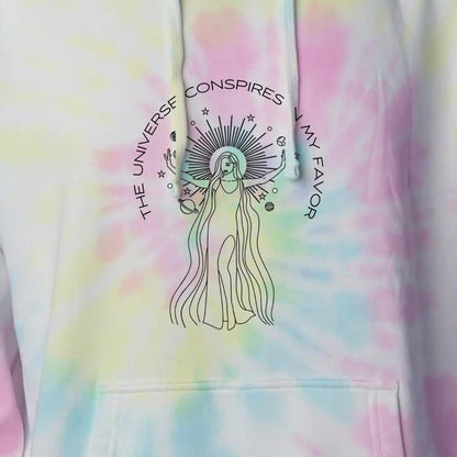 The Universe Conspires Tie-Dye Hoodie - Stella Sage