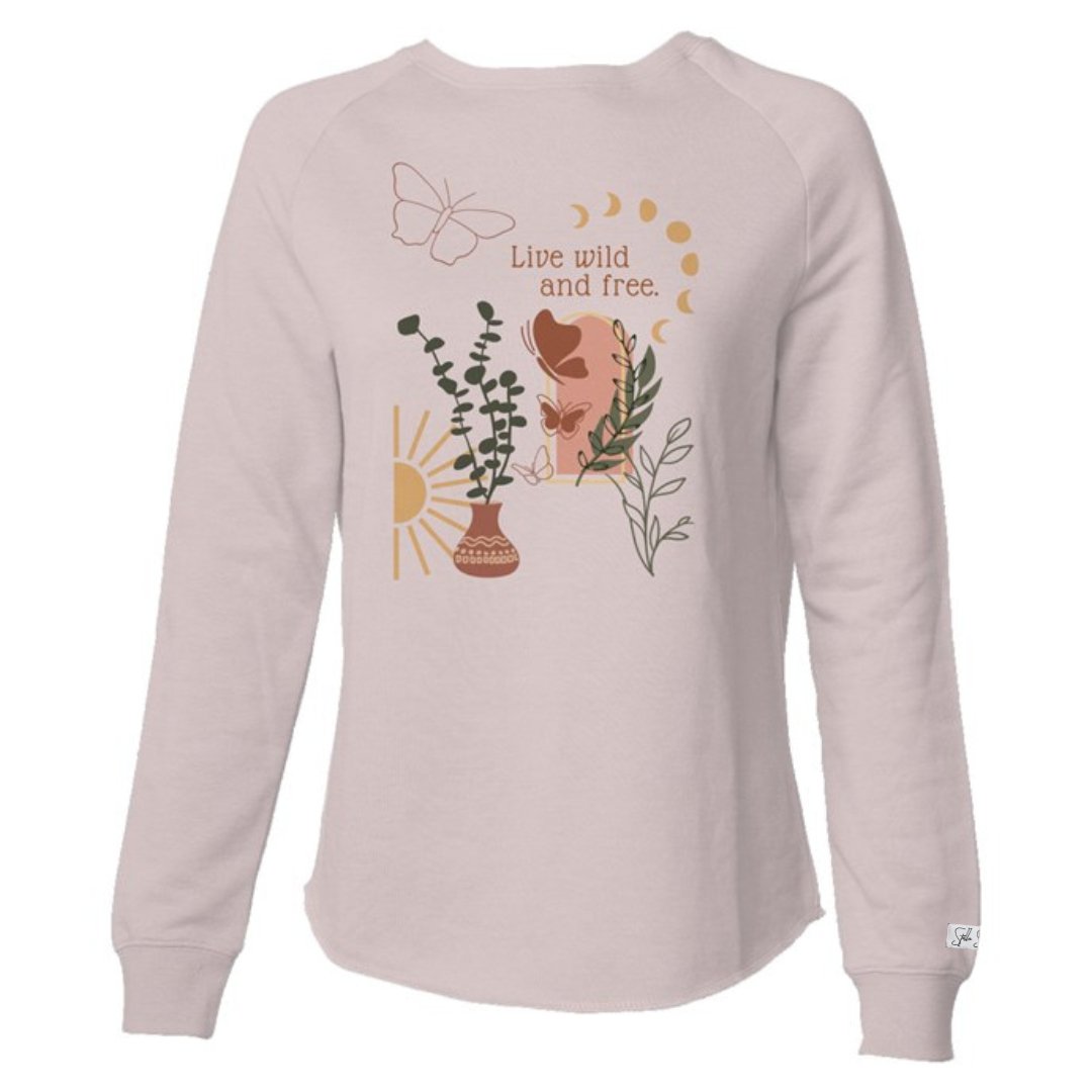 Wild & Free Lightweight Sweatshirt - Stella Sage